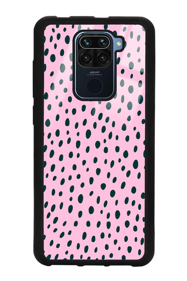 Xiaomi Redmi Note 9 Pink Speckle Design Glossy Phone Case
