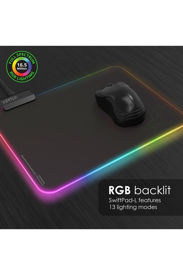 Mouse Ped Game Immersion™ Pürüzsüz Kaydırma Rgb Led - Swıftpad-l - 6