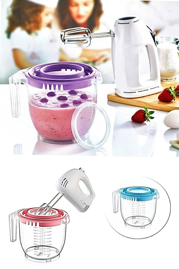 Mixer Container with Bowl Plastic