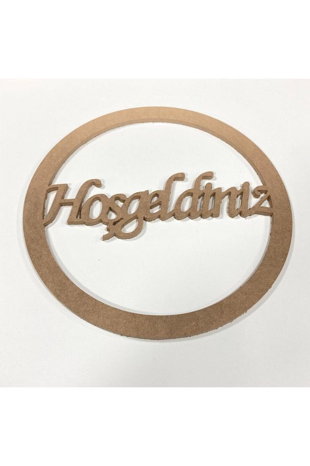 Kapı Süsü Ahşap Hoşgeldin Yazısı (mdf) 30.30 - 1
