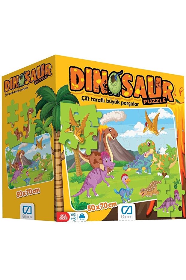 5139 Dinazorlar Yer Puzzle -ca Games - 1