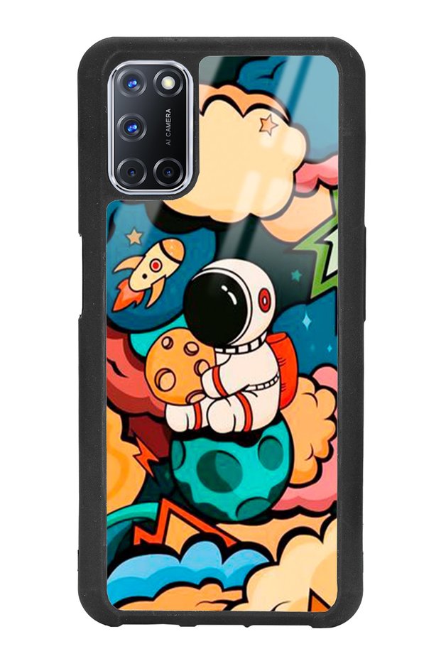 Oppo A72 Baby Astronaut Design Glossy Phone Case