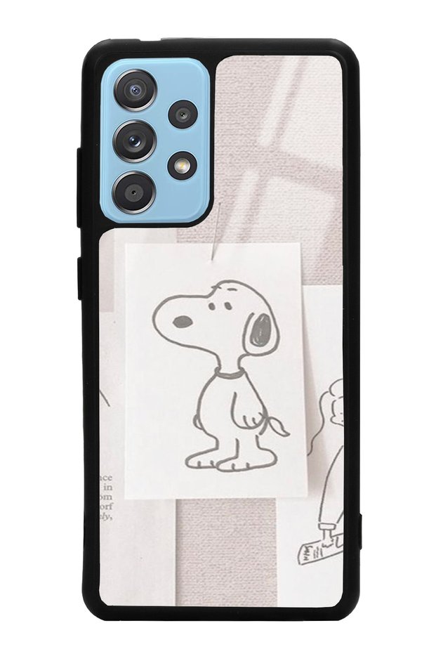 Samsung A52 Glossy Phone Case with Snoppy Design