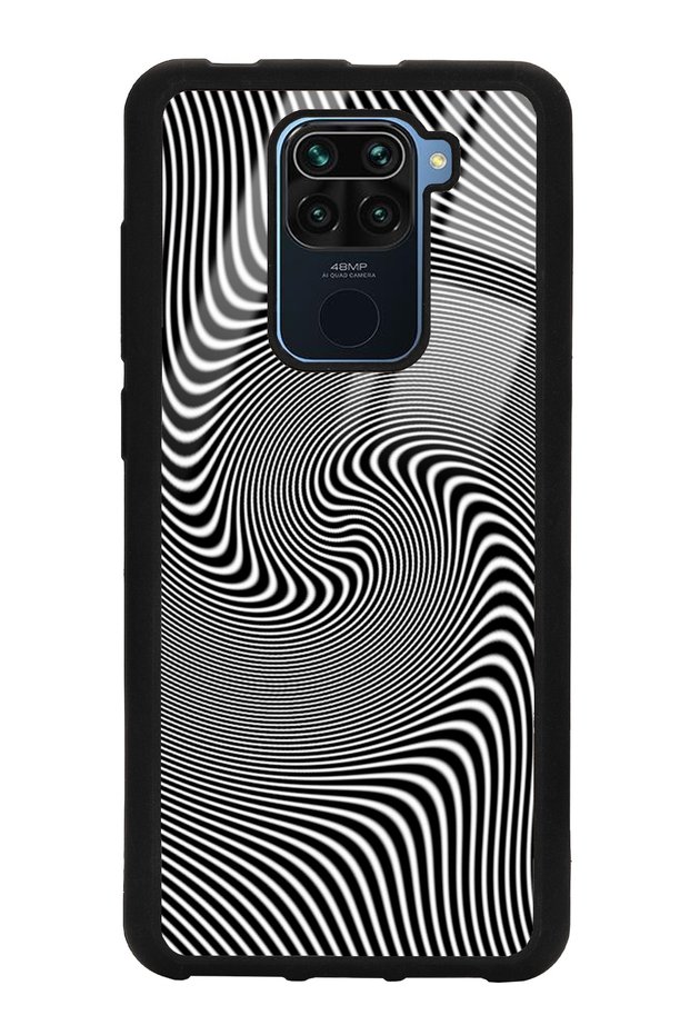 Xiaomi Redmi Note 9 Glossy Phone Case with Triptrance Wave Design