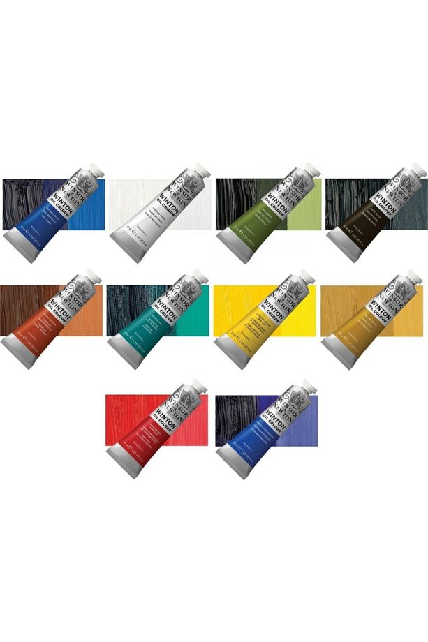 Winsor & Newton Yağlı Boya Başlangıç Seti 10 Renk 37 Ml - 1