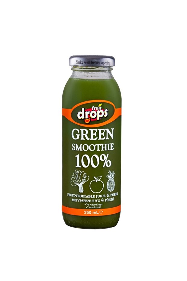 100% Green Smoothie, 12 Adet,250 ml - 2