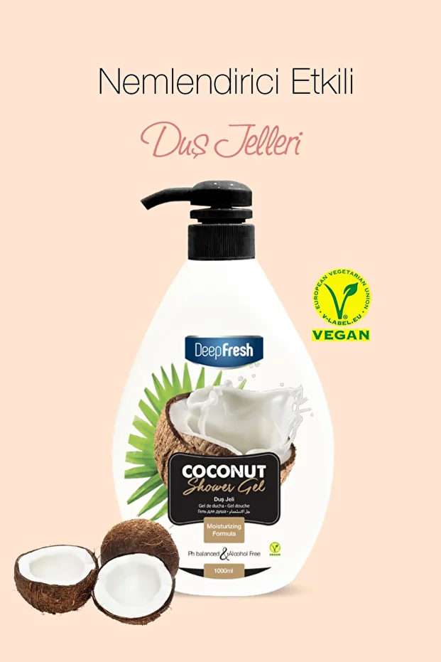 Duş Jeli Coconut 1 lt X 2 Adet - 3