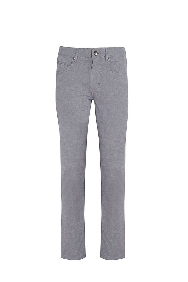 Mavi Regular Fit Desenli Pamuklu 5 Cep Kanvas Pantolon - 1