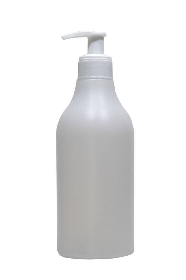 Sert Plastik 500ml Boş Sprey Kolonya Dezenfektan Şişesi + Sıvı Sabun Pompalı 2 Adet - 1