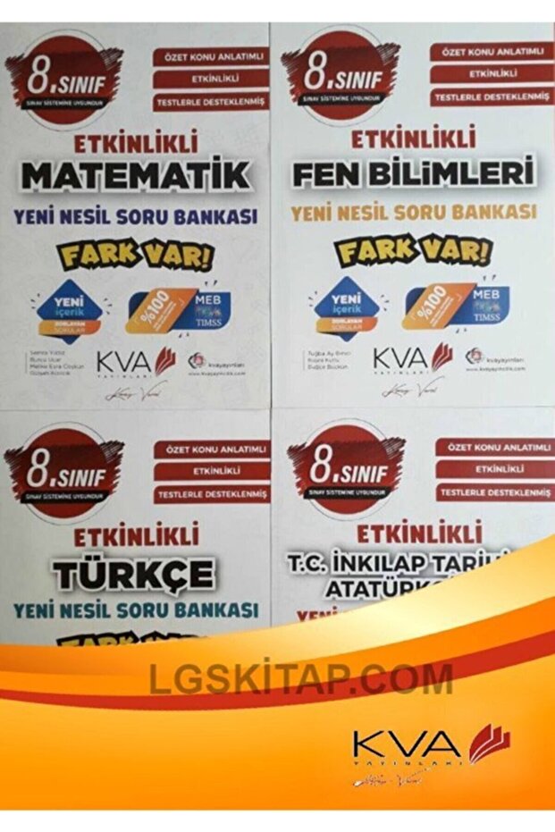 8. Sınıf Tüm Dersler Soru Bankası Seti Koray Varol - 1