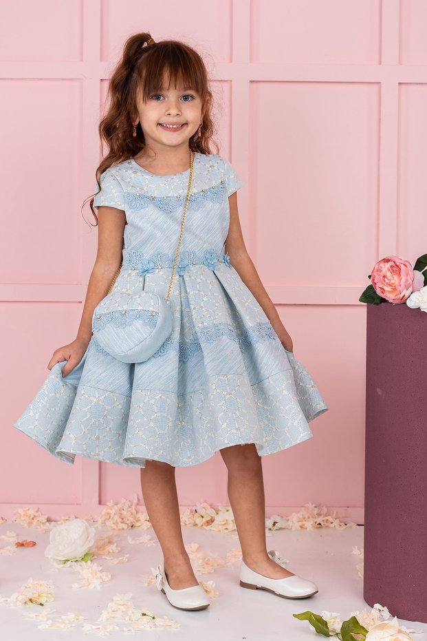 Girls' Blue Dress