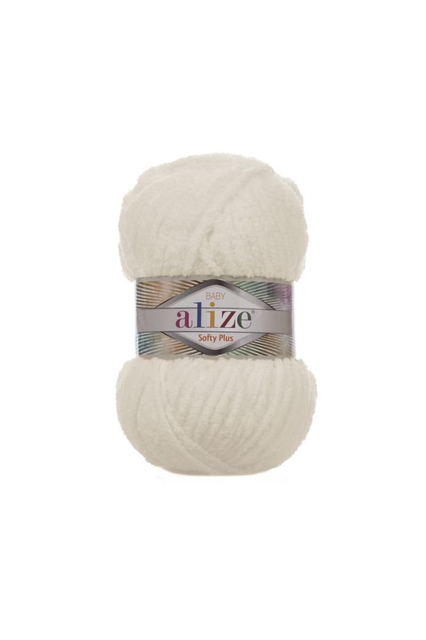 Softy Plus Örgü Ipi - 62 Açık Krem - 100 Gr. 120 Mt. Ip - 1