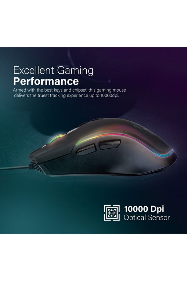 Oyuncu Mouse Gamecharged™ Hafif Oyun Özel Led Işıklı 10.000 Dpı - Assaulter - 5