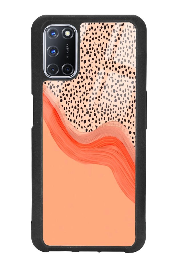 Oppo A52 - A72 Glossy Phone Case with Nude Spotted Design