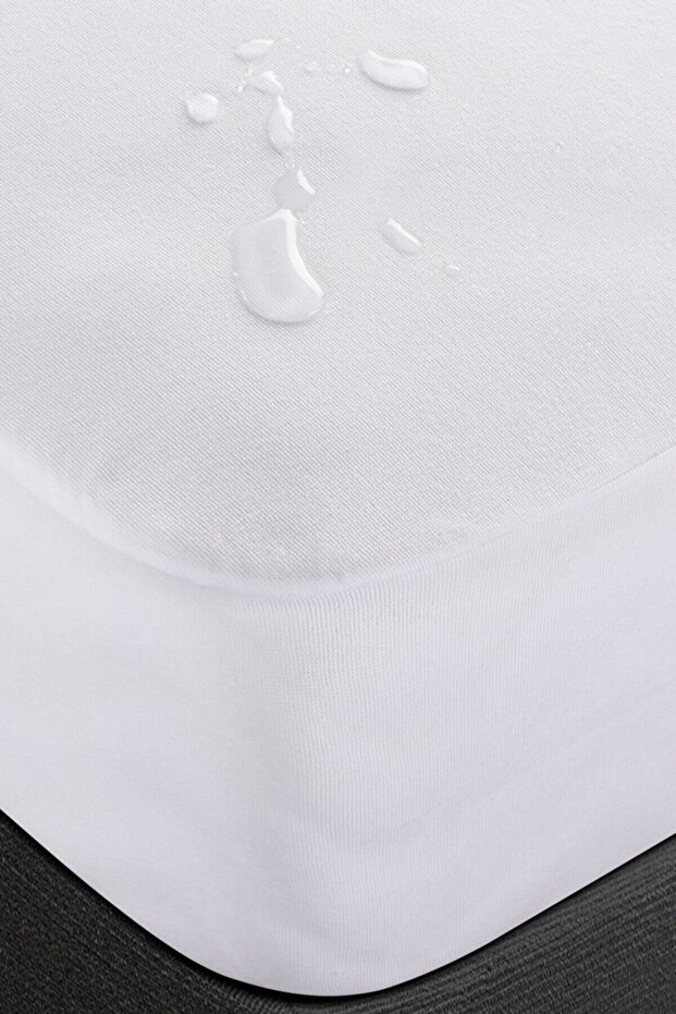 White Liquid Proof Fitted Mattress Protector Mattress 120x200 cm