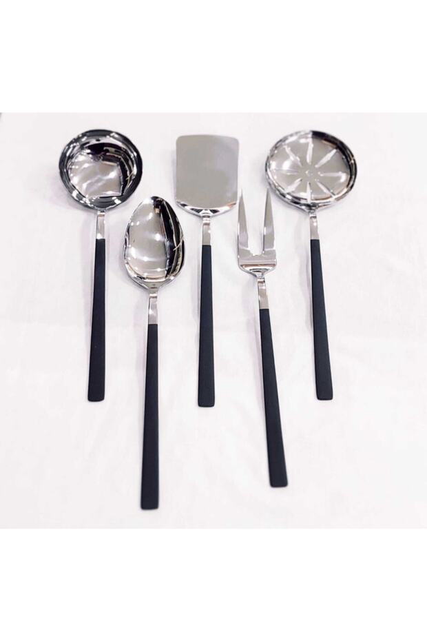 Çelik Servis Takımı 5 Parça - 1