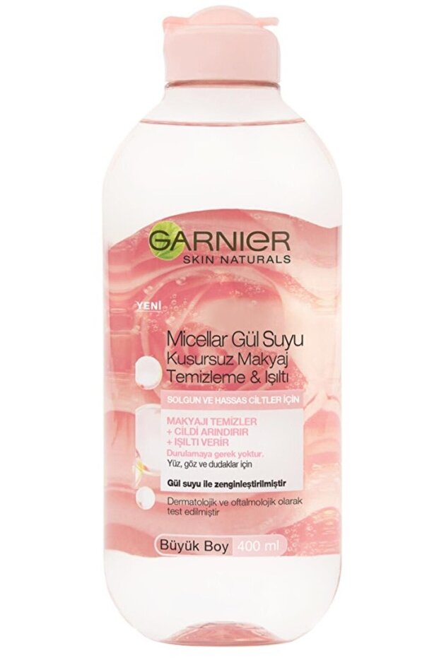 Micellar Kusursuz Makyaj Temizleme Ve Işıltı Gül Suyu 400ml - 1
