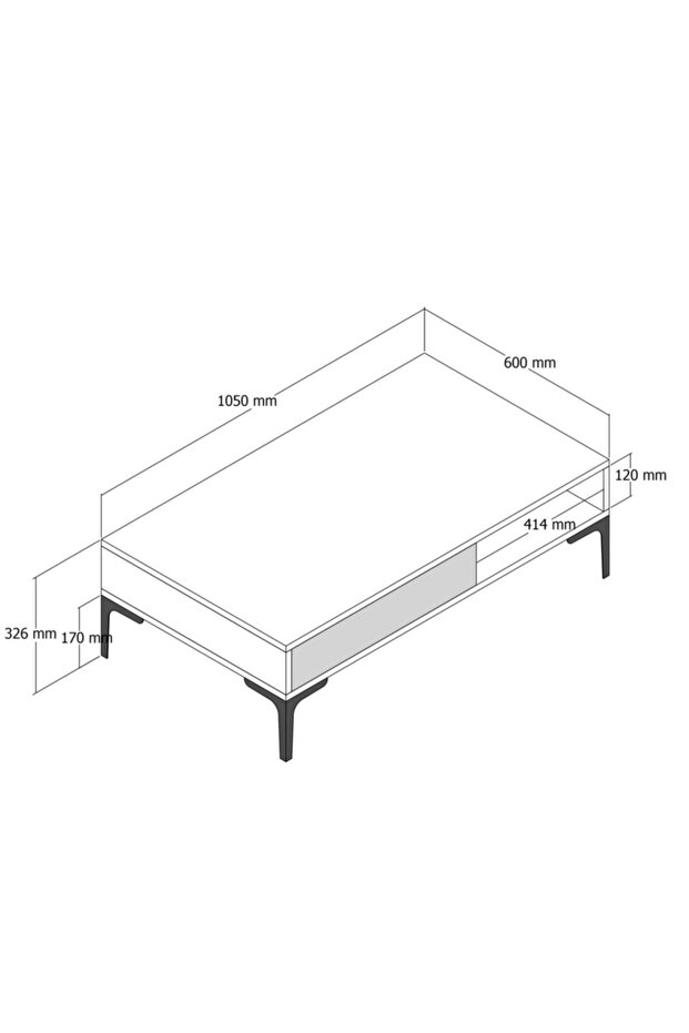 Variant Istanbul Orta Sehpa - Ceviz / Ceviz - 4