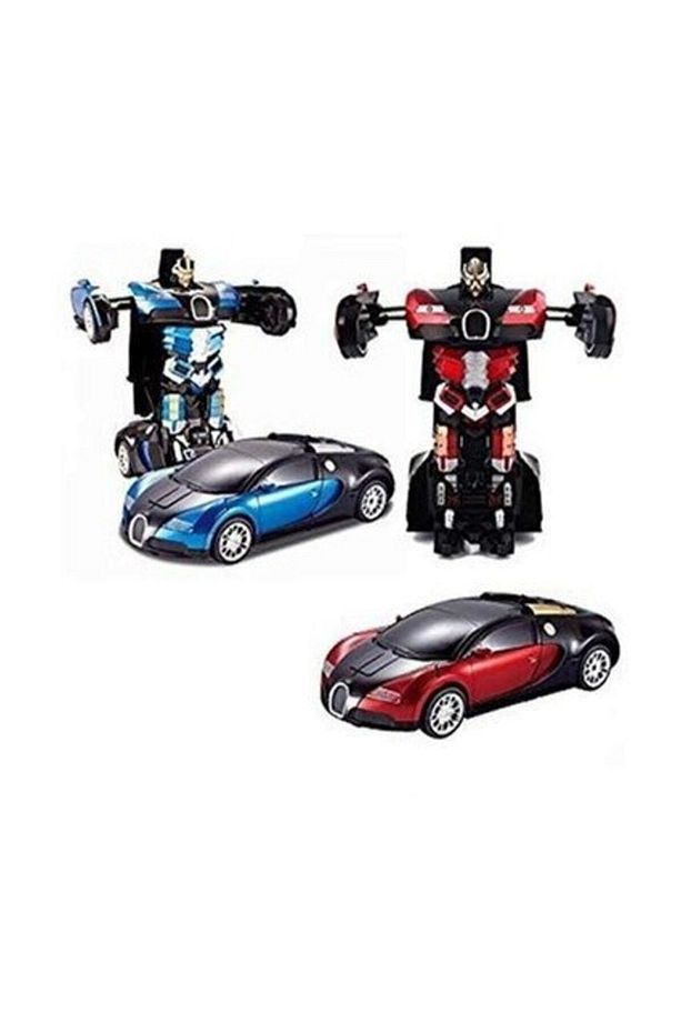 Transformers Robot 1:32 Kendinden Robota Dönüşebilen Araba Bugatti - 2