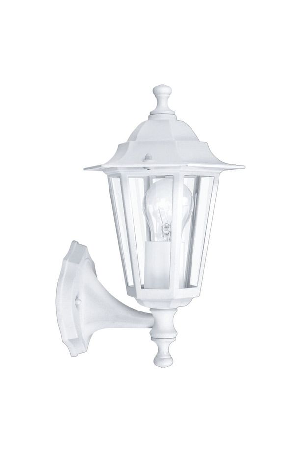 22463 Dış Mekan " Laterna 5 " Beyaz Alüminyum Döküm Duvar Aplik Aydınlatma E27 Max: 1x60w Ip44 - 1