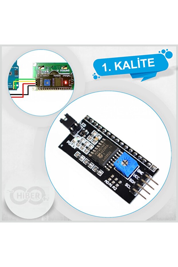 I2c/ııc Karakter Lcd Dönüştürücü Kart - 1