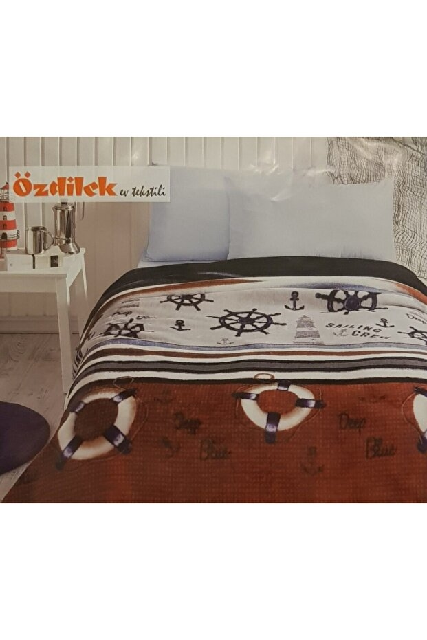 Deep Blue Tek Kişilik Battaniye - 3