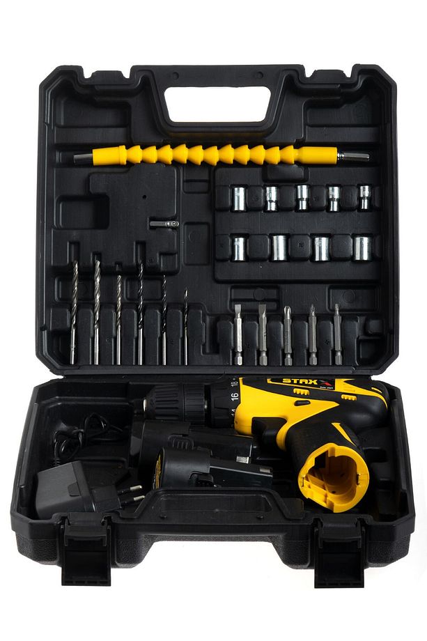 American Type 58v 8ah Çift Şanzımanlı Samsung Çift Akülü Şarjlı Matkap Vidalama +24 Parça Set - 7