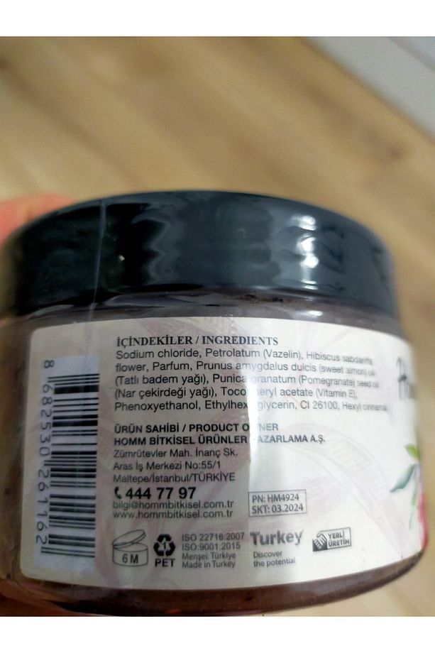Homm Bıtkısel Nar Çekirdeği Yağlı Scrup - 4