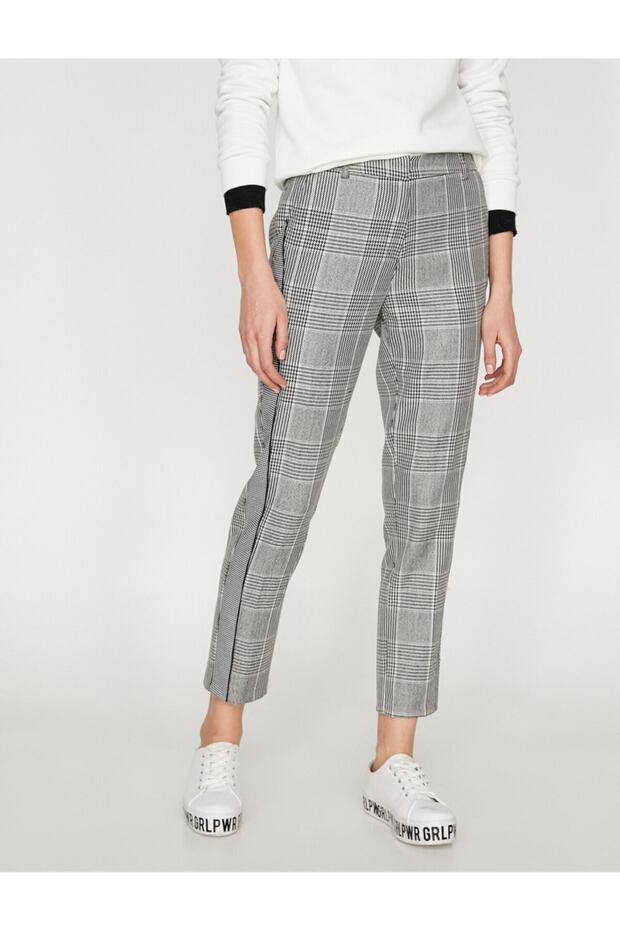 Checked Trousers - 3