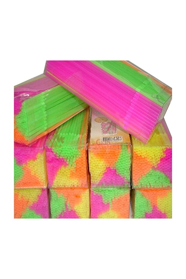 Colorful Phosphorescent Straw Box of 225 - 3