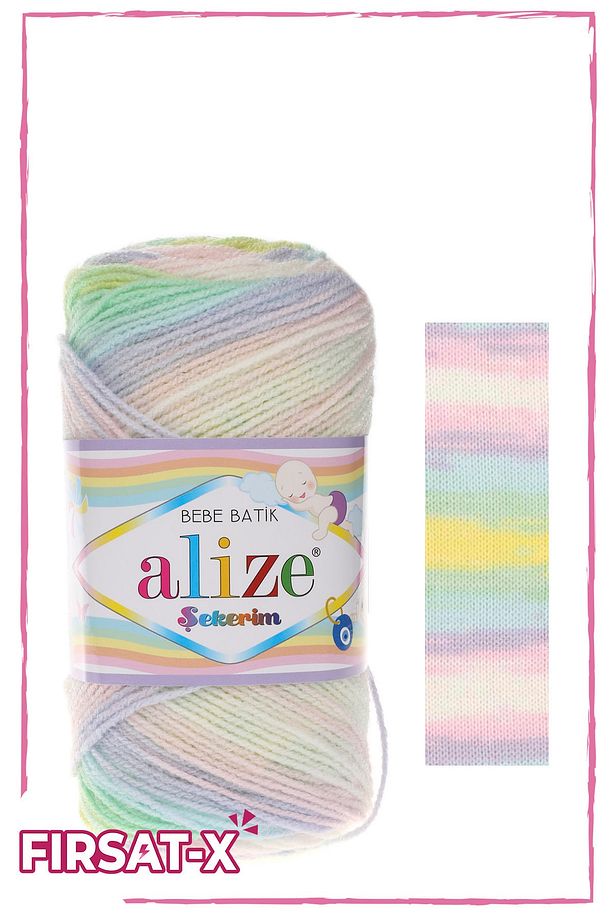 Şekerim Bebe Batik El Örgü Ipi 2132 - 1