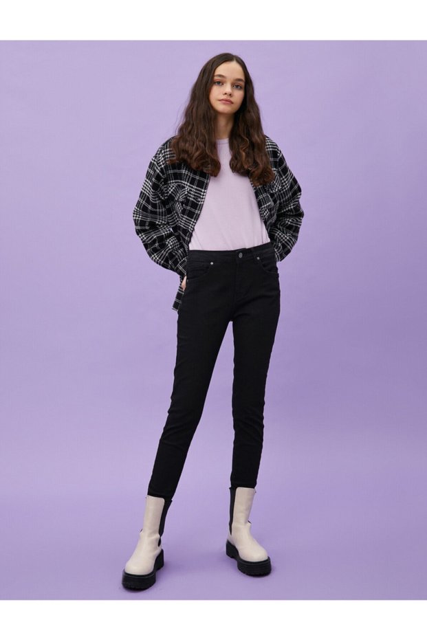 High Waist Slim Fit Skinny Leg Jeans - Carmen Jean