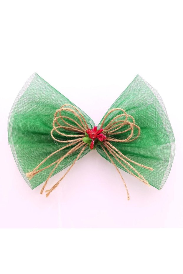 Gift Boxes Gift Wraps Bow Flower Ornament (1 Piece) Green - 49659