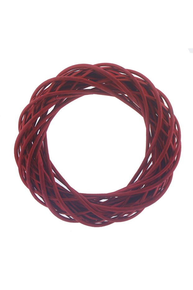 30cm Doğal Ahşap Çelenk Kapı Süsü Çelengi - 1