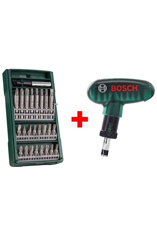 25 Parça Vidalama Tornavida Ucu + Cırcırlı Tornavida - 1