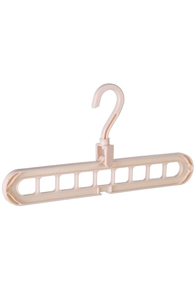 9 Compartment Folding Magic Clothes Hanger - Multifunctional and Space Saving - 1