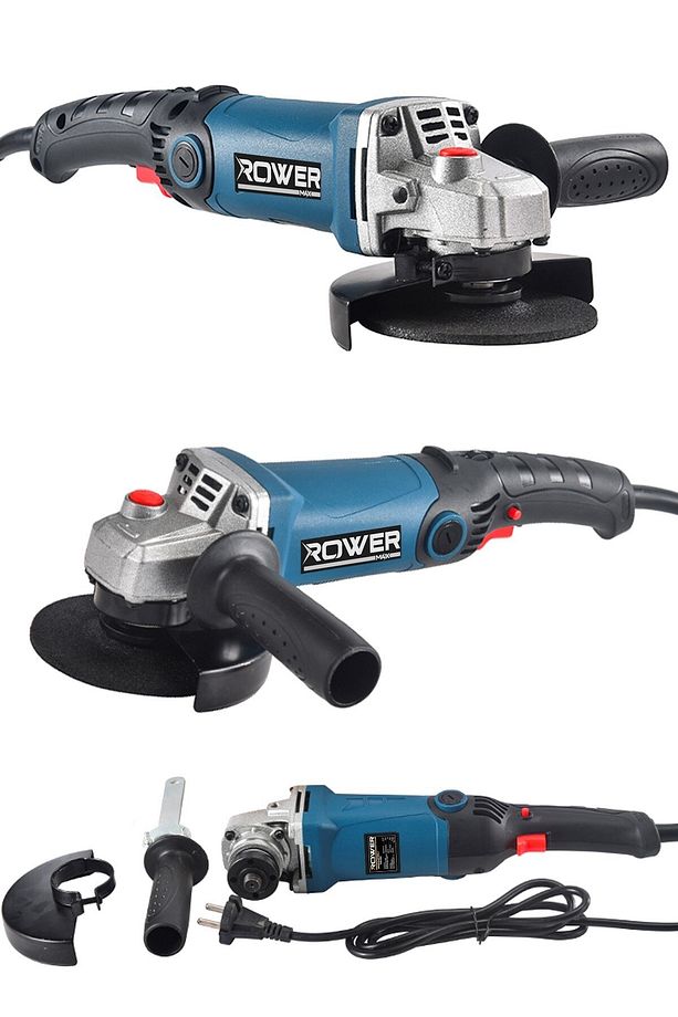 Rwrx-3803 3500 W Devir Ayarlı Spiral Taşlama Makinası Avuç Içi Taşlama 125 Mm 2 Adet Diskli - 4