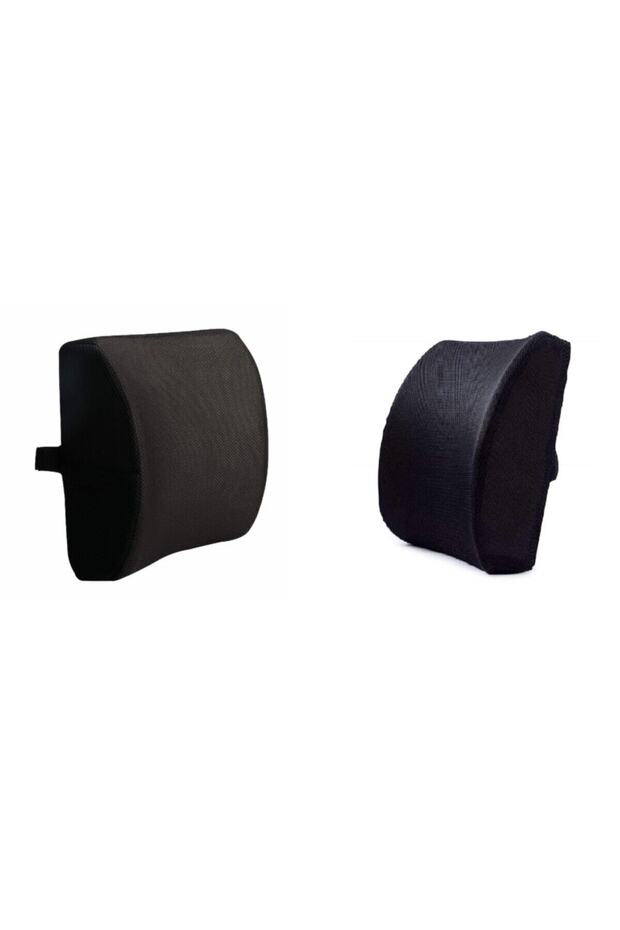 2 Pieces Visco Orthopedic Waist Back Cushion - Car Office Chair Waist Cushion Chair Pillow