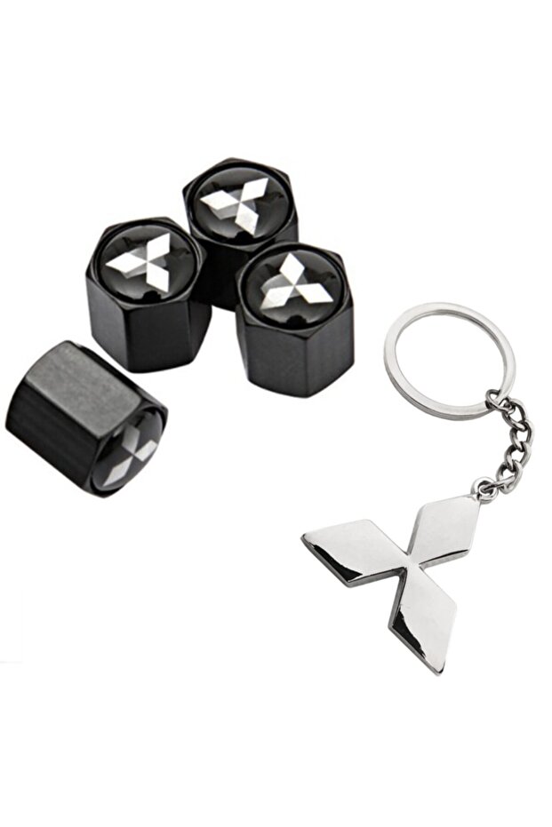 Mitsubishi L200 Valve Cover 4 Pieces and Chrome Keychain