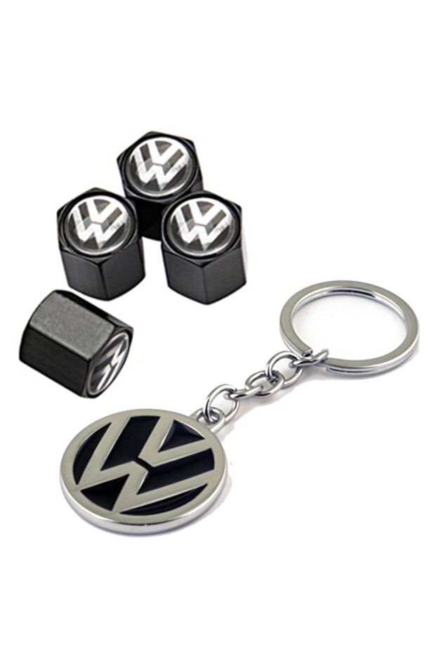Volkswagen Golf 8 Valve Cover 4 Pcs and Chrome Keychain