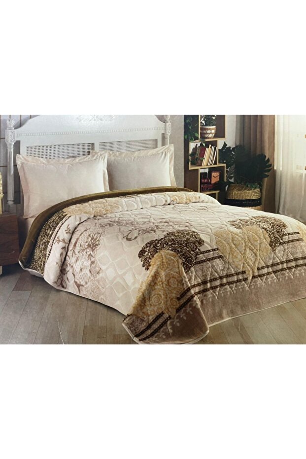 Crystal Double Blanket - Tanem Khaki