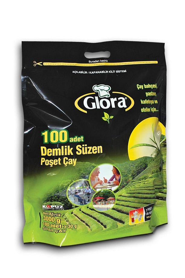 Demlik Süzen Poşet Çay 3000gr (100 Adet X 30gr) - 1