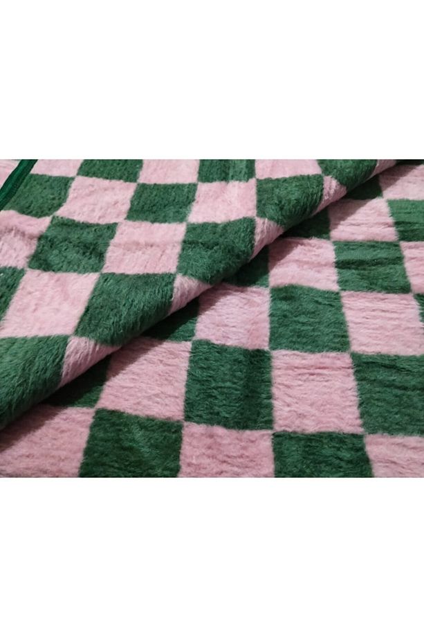 Başaran Tek Kişilik Ekose Lüks Peluş Akrilik Battaniye, 2,4kg - 4