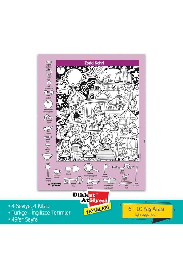 Algoritma Temelli Adım Adım Kodlama 4 Lü Set Ve Highlights Hidden Pictures 4 Lü Set 8 Kitap - 7