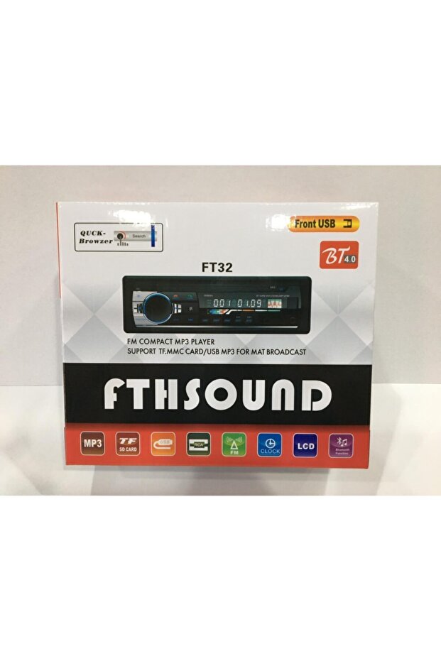 Fth-32 Car Tape Bluetooth Dual USB Aux Sd Remote Control Dual Amplifier Output - 4