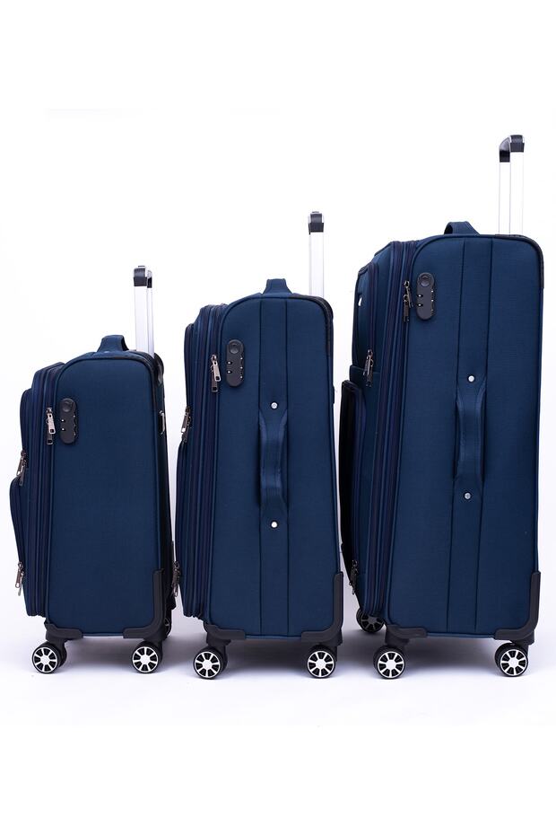 Moda Kr 1010 Lacivert 3 Boy Valiz Seti - 2
