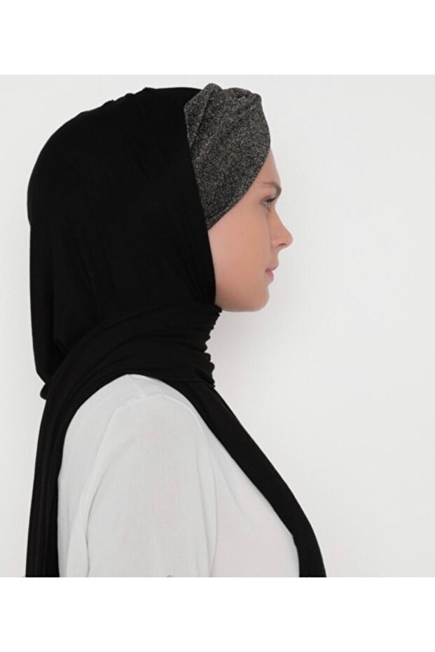 Black Gold Princess Combed Shawl - Knot - 3