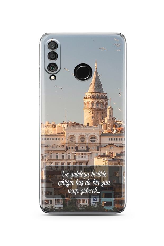 Galata Design Super Transparent Silicone Phone Case Huawei P30 Lite