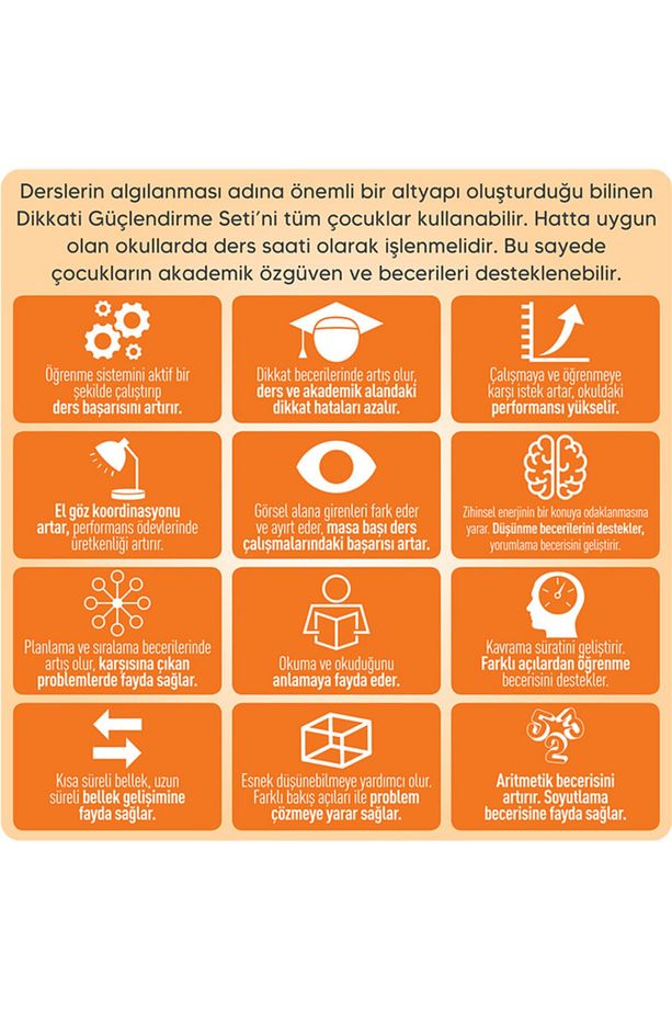 6 Yaş Için Dikkati Güçlendirme Seti / Adeda Yayınları - 6