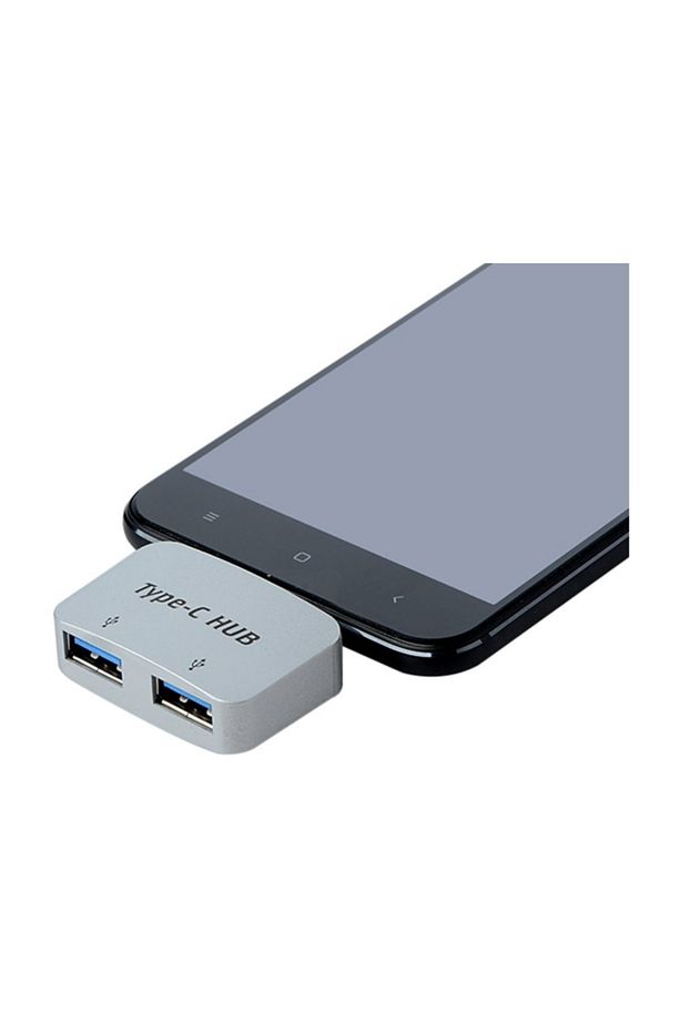 4493 Type C To Usb 3.0 2 Port Hub 3.1 Çevirici Dönüştürücü Çoklayıcı Çoğaltıcı - 2